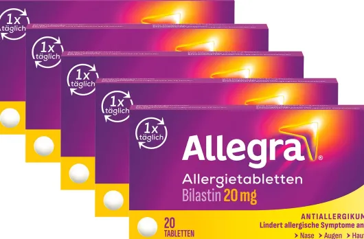 Allegra Allergietabletten 20 mg 5 x 20 Tabletten