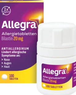 Allegra Allergietabletten 20 mg 100 Tabletten Dose