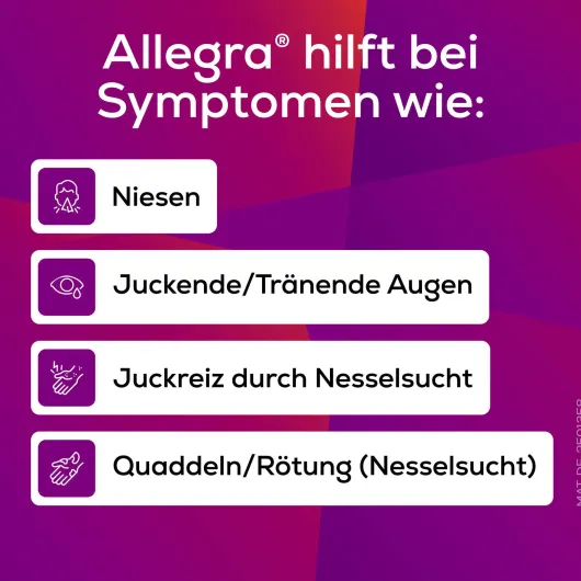 Allegra Allergietabletten 20 mg 100 Tabletten Dose
