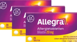 Allegra Allergietabletten 20 mg 3 x 20 Tabletten