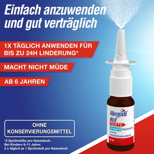 Allergodil akut forte 1,5 mg je ml 10 ml Nasenspray