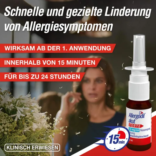 Allergodil akut forte 1,5 mg je ml 10 ml Nasenspray