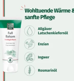 Allgäuer Latschenkiefer Fußbalsam Wohlig & Warm 100 ml