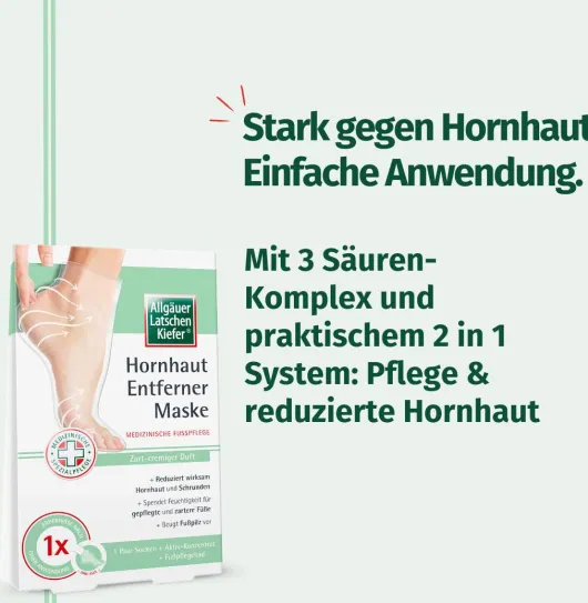 Allgäuer Latschenkiefer Hornhaut Entferner Maske cremig 1 Stück
