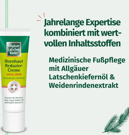 Allgäuer Latschenkiefer Hornhaut Reduziercreme extra stark 30 ml