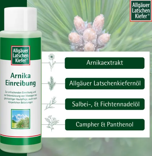 Allgäuer Latschenkiefer 500 ml Arnika Einreibung