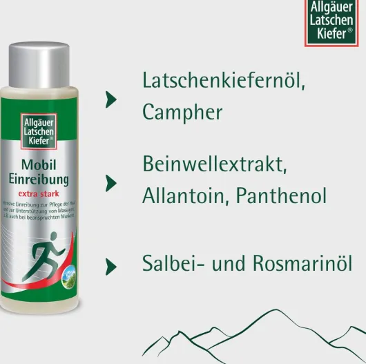 Allgäuer Latschenkiefer Mobil 250 ml Einreibung extra stark