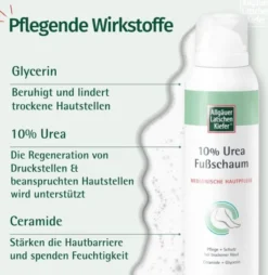 Allgäuer Latschenkiefer 10 % Urea Fußschaum 150 ml