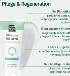 Allgäuer Latschenkiefer 10% Urea 100 ml Fußcreme