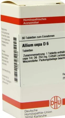 Allium Cepa D6 Dhu 80 Tabletten