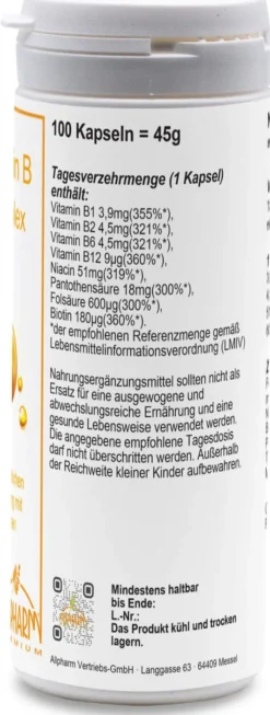 Allpharm Vitamin B Komplex 100 Kapseln
