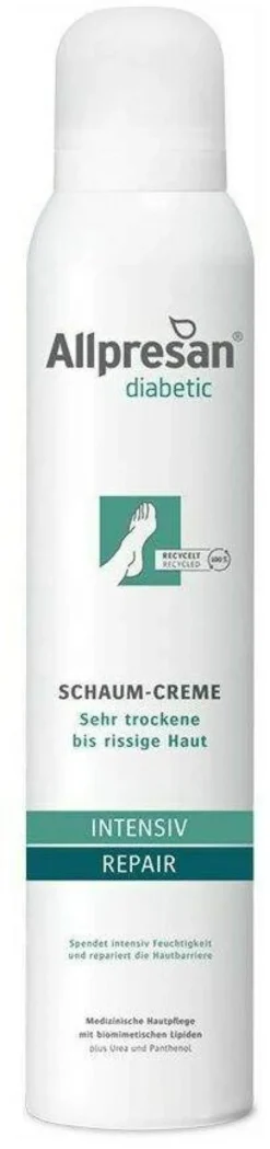 Allpresan Diabetic Intensiv + Repair Mit Urea Schaum-Creme 200 ml