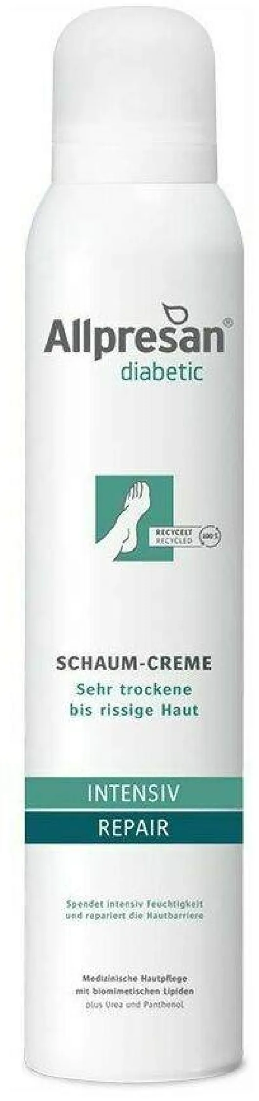 Allpresan Diabetic Intensiv + Repair Mit Urea Schaum-Creme 200 ml