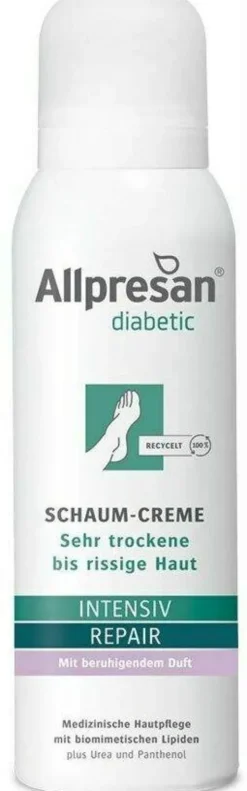 Allpresan Diabetic Intensiv + Repair Mit Urea Schaum-Creme 125 ml