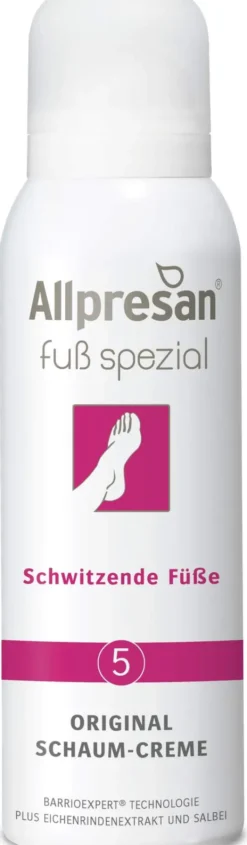 Allpresan Fuß Spezial Schwitzende Füße Nr. 5 125 ml Schaum
