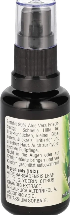 Aloe Teebaum Hautspray Mit Grapefruit Kern Extract 20 ml