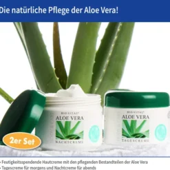 Aloe Vera Creme Pflegeset Tages und Nachtcreme 2 x 125 ml