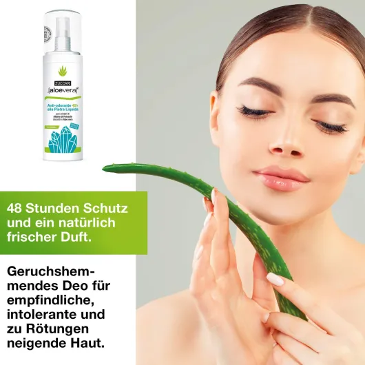 Aloe Vera Kristall-Deo 48 H Spray Zuccari