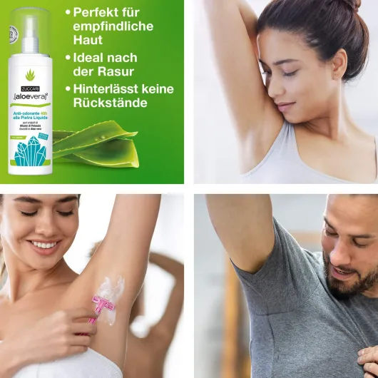 Aloe Vera Kristall-Deo 48 H Spray Zuccari