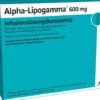 Alpha Lipogamma 600 mg Infusionslösungskonzentrat 10 X 24 ml