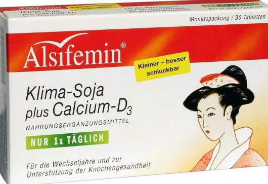 Alsifemin Klima Soja und Calcium und D3 - 30 Tabletten