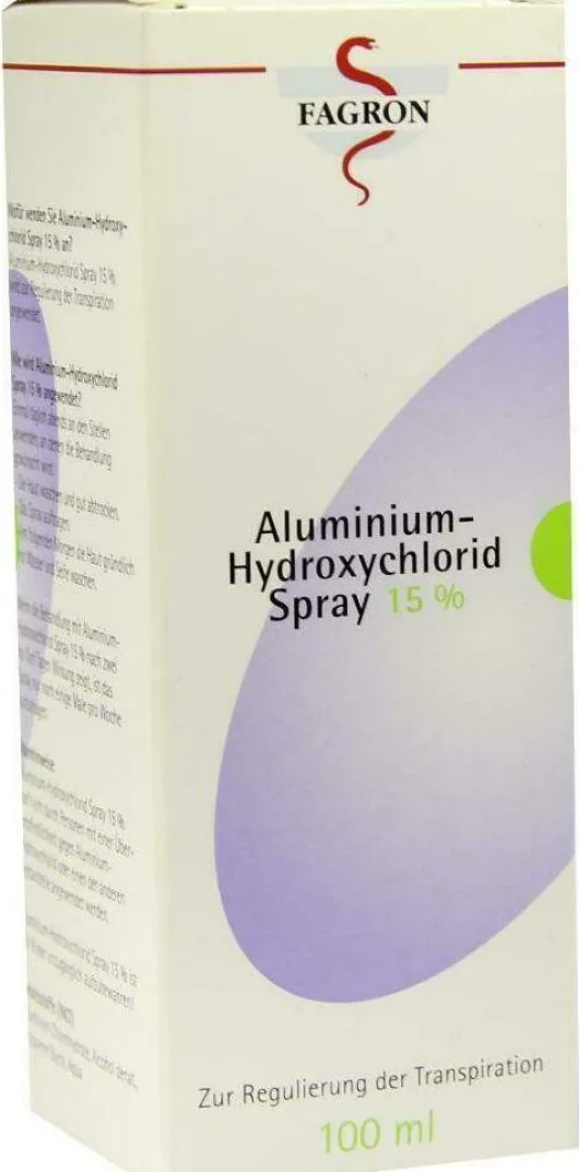 Aluminium Hydroxychlorid Spray 15% Fagron 100 ml