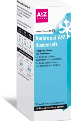 Ambroxol Abz Hustensaft 15mg Pro 5 ml 100 ml Lösung zum Einnehmen