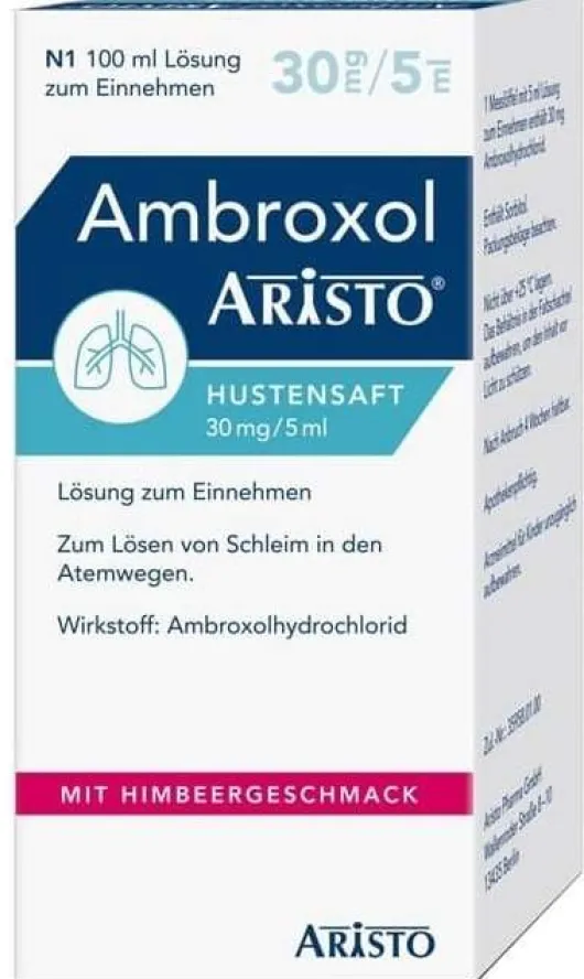 Ambroxol Aristo Hustensaft 30 mg Je 5 ml Lösung 100 ml