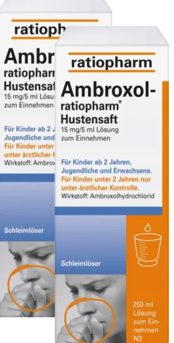 Ambroxol-ratiopharm Hustensaft 2 x 250 ml Saft