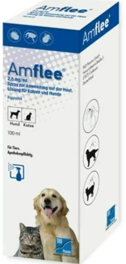 Amflee 2,5 mg Je ml Spray Für Katzen und Hunde 100 ml
