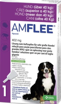 Amflee 402 mg Spot-On Lösung Für Sehr Große Hunde 40 - 60 KG 3...
