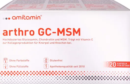 Amitamin Arthro Gc-Msm 120 Kapseln