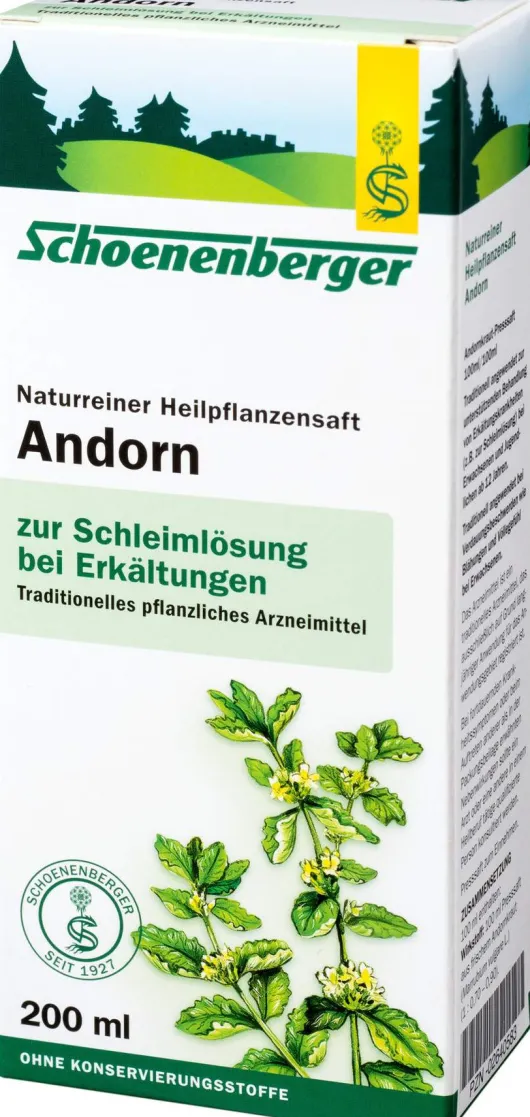 Andorn Saft Schoenenberger 200 ml Saft