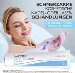 Anesderm 25 mg pro g + 25 mg pro g Creme 30 g