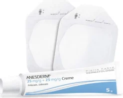 Anesderm 5 X 5 G Creme Plus 10 Pflaster