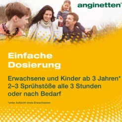 Anginetten Halsspray 2 in 1 Erwachsene 20 ml Spray