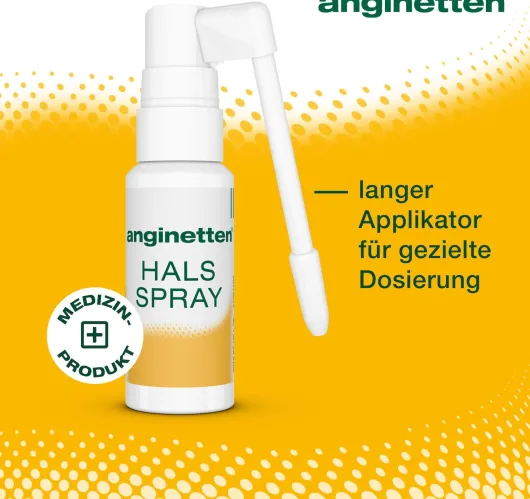 Anginetten Halsspray 2 in 1 Erwachsene 20 ml Spray