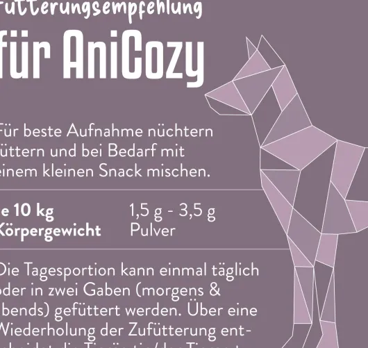 AniCozy Vitamin Ergänzungsfuttermittel für Hunde 300 g