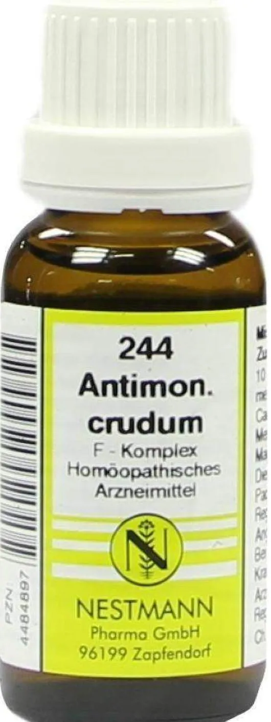 Antimonium Crudum F Komplex Nr. 244 20 ml Dilution