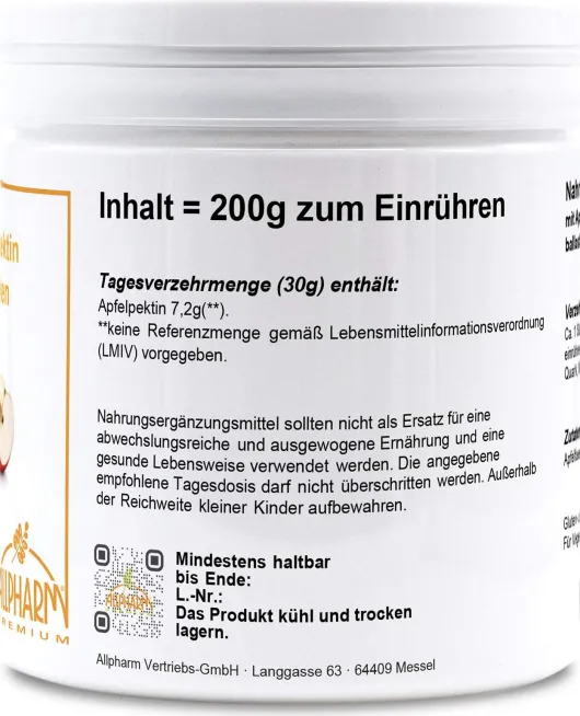 Apfelpektin 200 G Flocken
