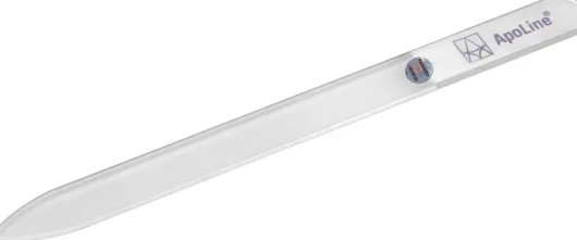 Apoline Glas Nagelfeile 14 cm Transparent