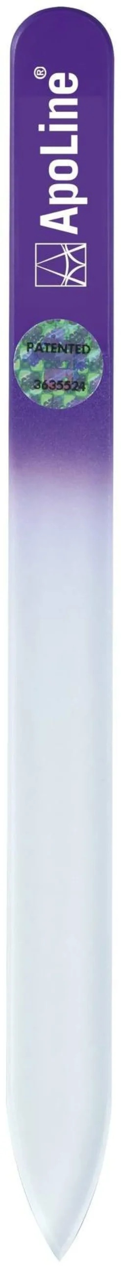 Apoline Nagelfeile Glas 14 cm Lila 1 Stück