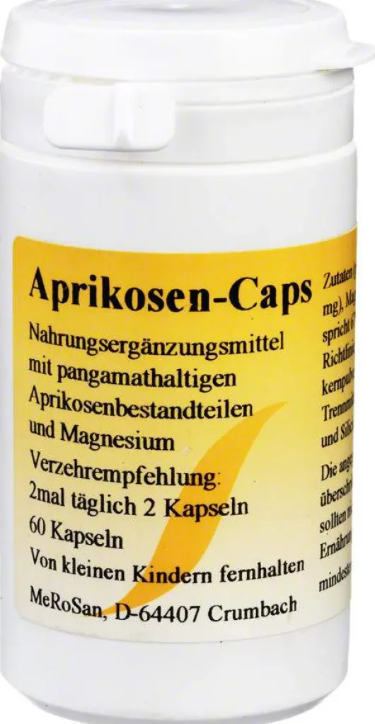 Aprikosen Caps Kapseln