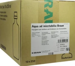 Aqua Ad Injectabilia Braun Ecoflac Plus 10 X 250 Ml...