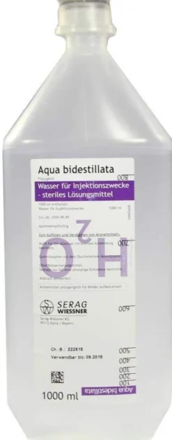 Aqua Bidest Plastik 1000 ml Infusionslösung