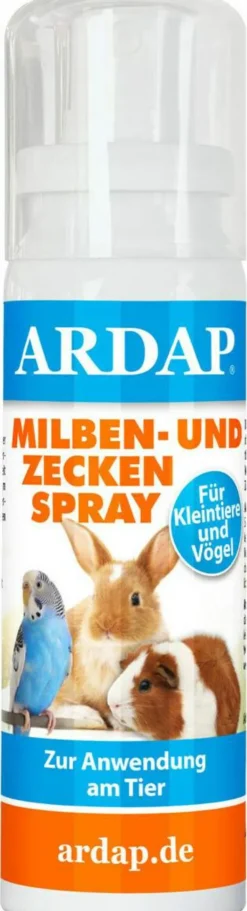 Ardap Milben-Und Zeckenspray Für Kleintiere und Vögel 100 ml