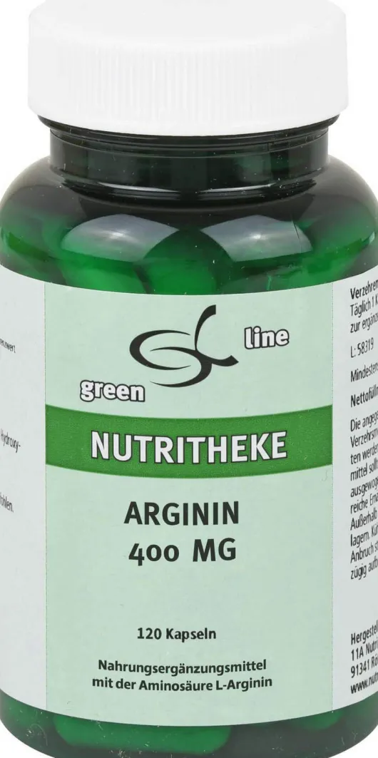 Arginin 400 mg 120 Kapseln