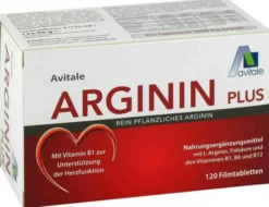 Arginin plus Vitamin B1+B6+B12+Folsäure 120 Filmtabletten