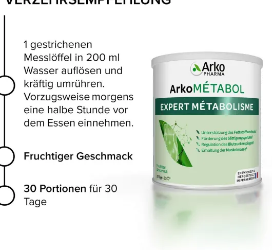 ArkoMetabol Expert Metabolisme Pulver 270g