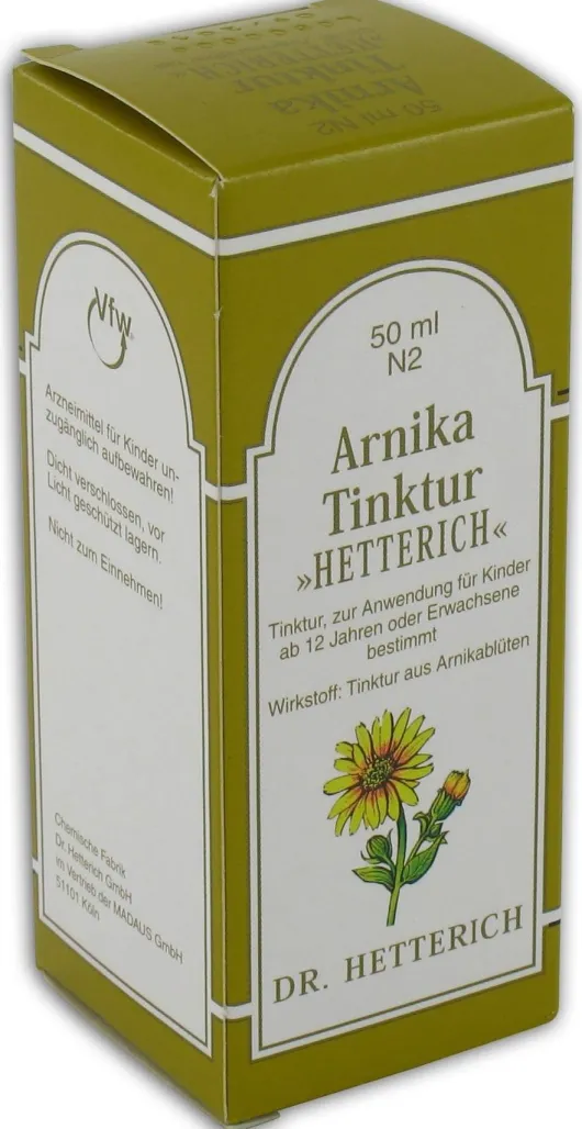 Arnikatinktur Hetterich 50 ml